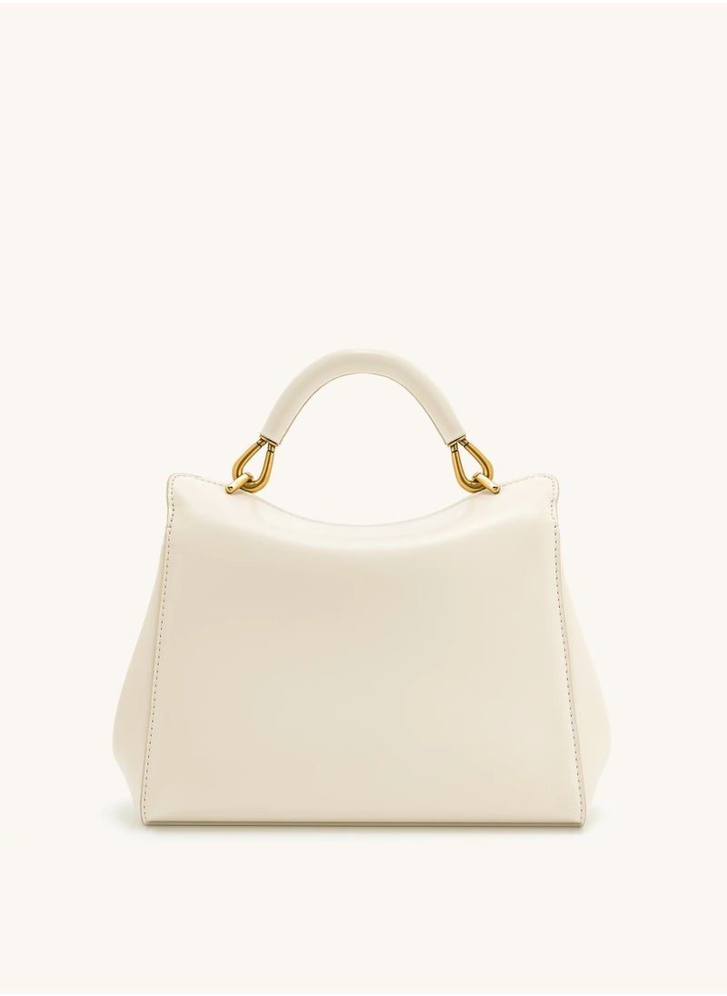 PEI Lucia Classic Top Handbag - White