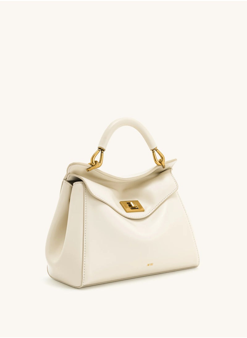 PEI Lucia Classic Top Handbag - White