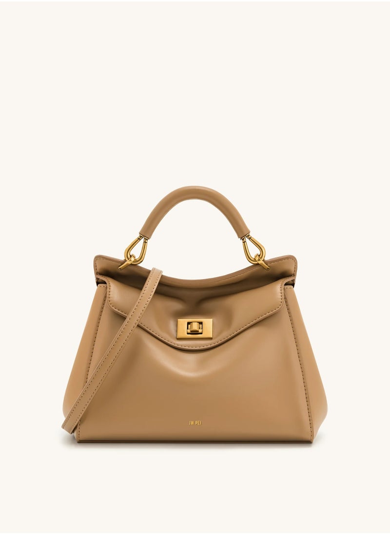 PEI Lucia Classic Top Handbag - Brown