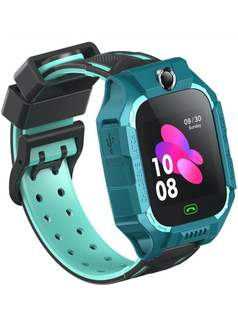 2G Kids Smart Watch Series 5,HD Touch Screen,HD Camera,Torch,Trace,Location,Fence,Alarm,Multilanguage,400mAh Battery Capacity,1.44 Inches 128×128pix Display,5 Days Standby Time - Blue