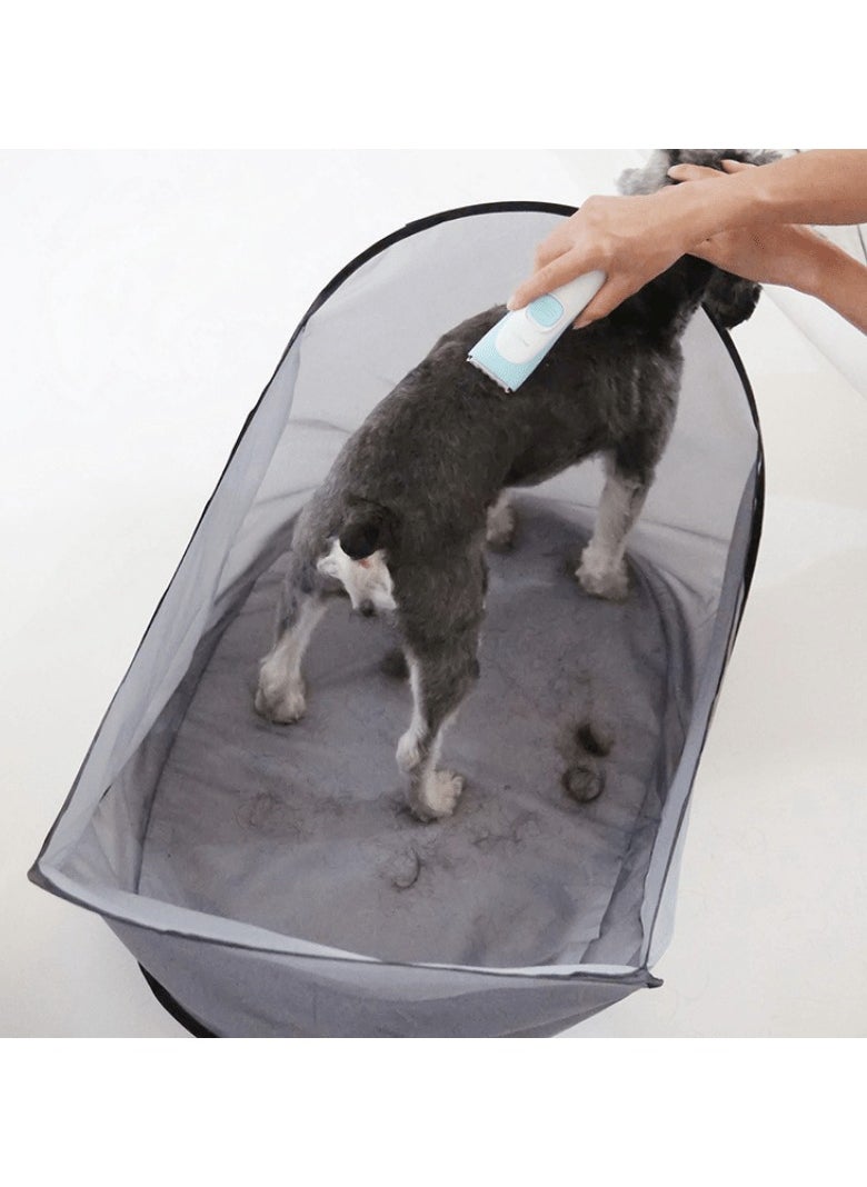 Easy Grooming Companion: Catch-All Hair Bib for Dogs u0026 Cats, Stress-Free Cleanup, Reusable u0026 Comfort Fit