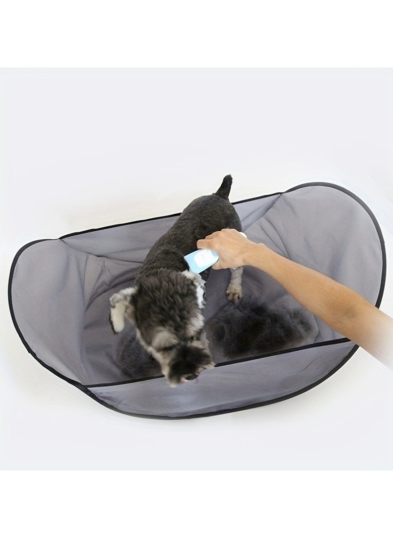 Easy Grooming Companion: Catch-All Hair Bib for Dogs u0026 Cats, Stress-Free Cleanup, Reusable u0026 Comfort Fit