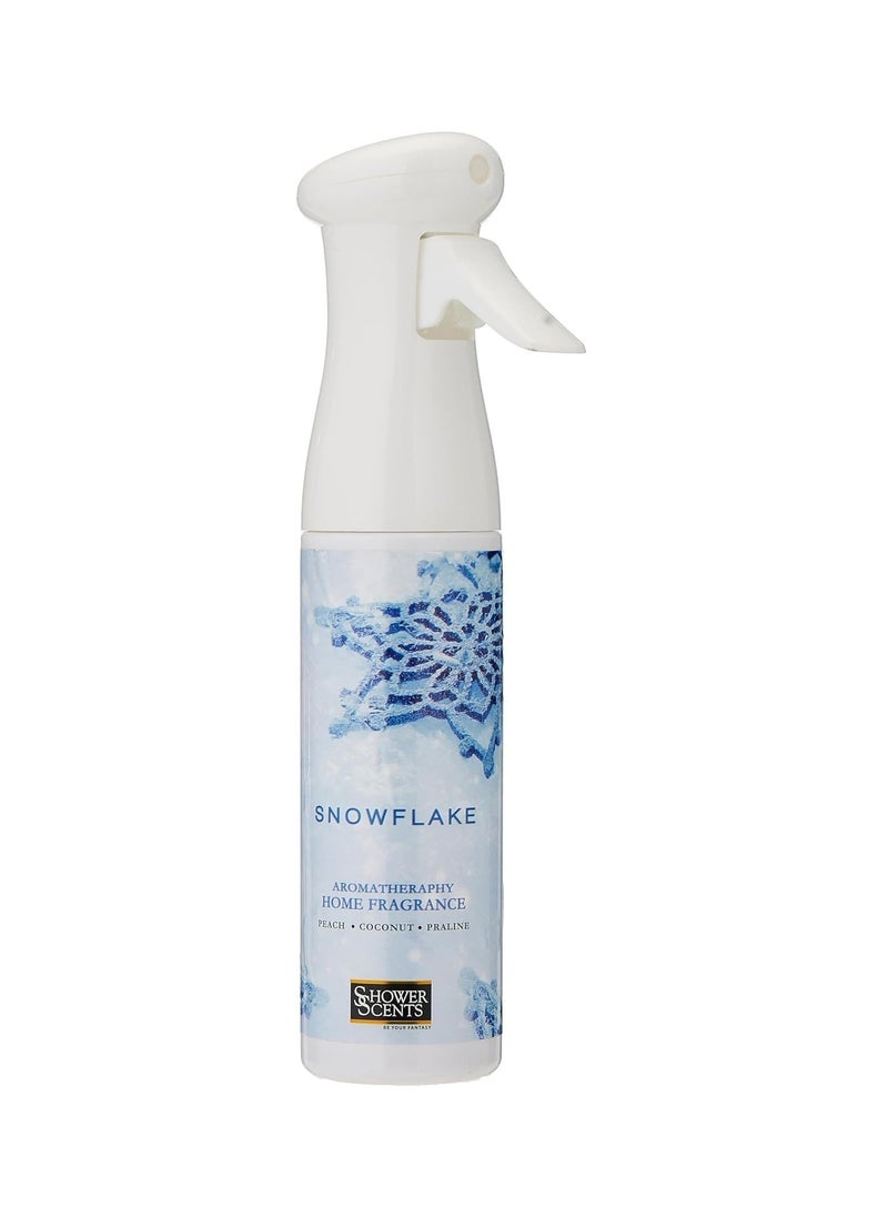 Shower Scents Snowflakes Premium Scented Air Freshener 300 ml, Long Lasting Fragrance, Aromatherapy Home Fragrance