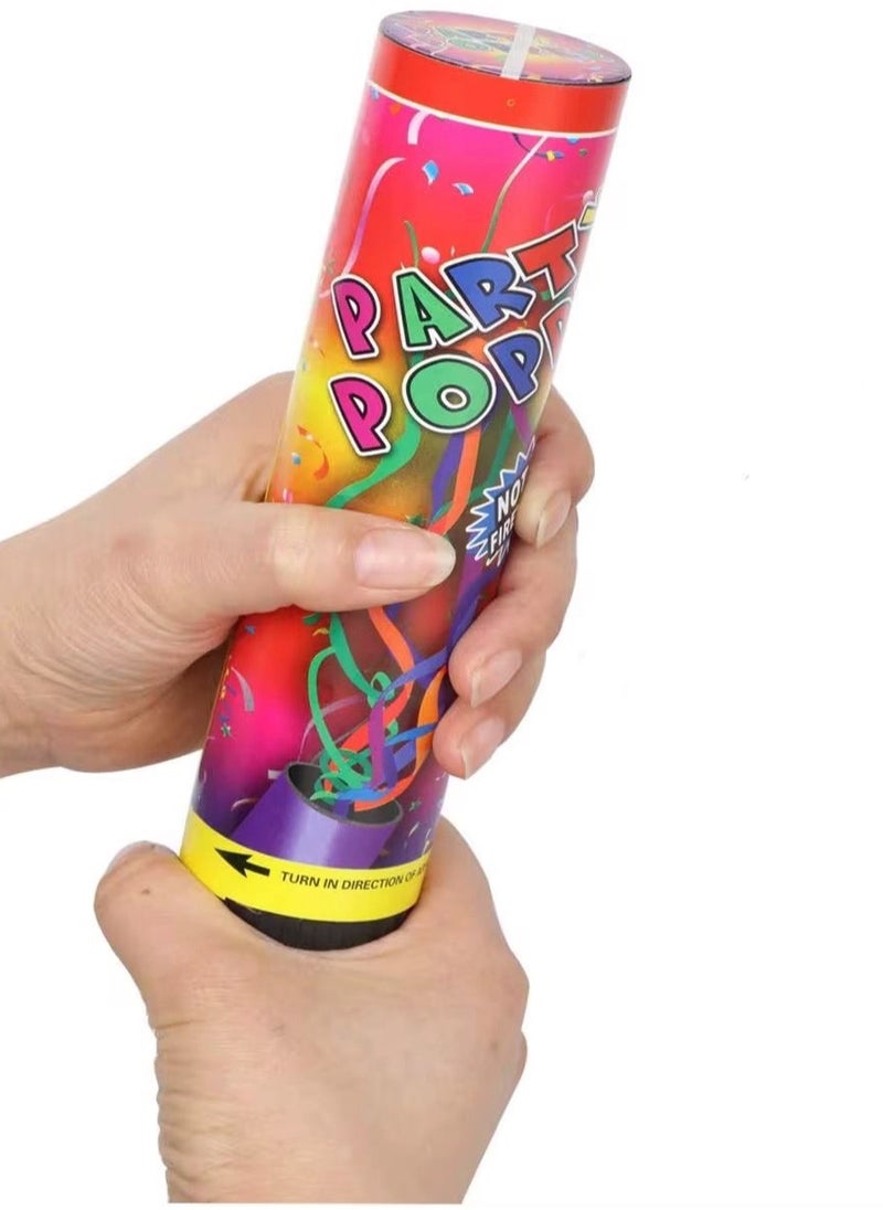 24-Piece Confetti Poppers Party Accessory