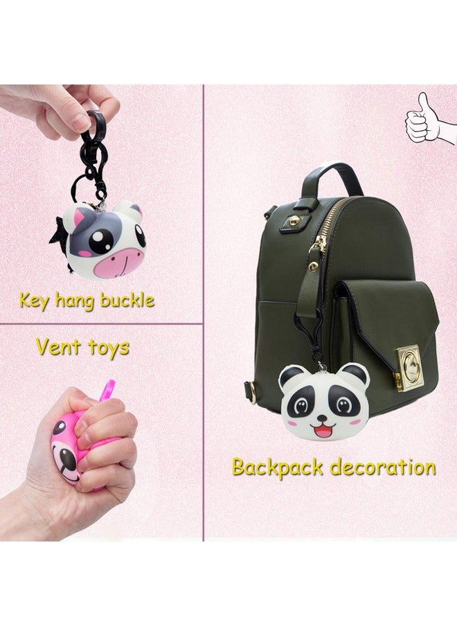 12Pcs Animal Combination Squishies Slow Rising Jumbo Kawaii Cute Scent Kids Party Toys Stress Reliever Toy Decoration