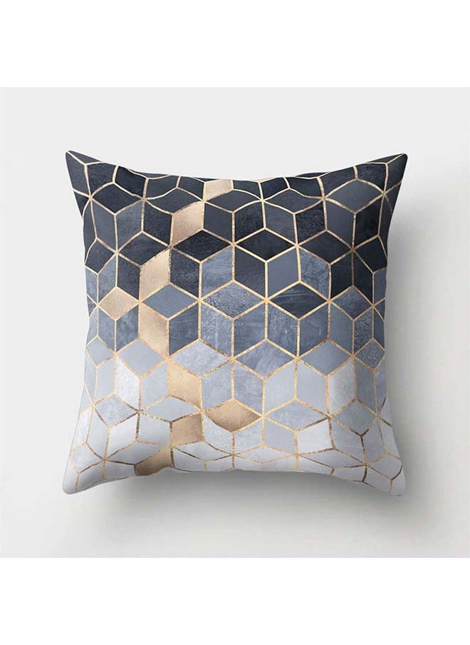 Geometric Simple Style Soft Cushion Cover Multicolour 45x45cm