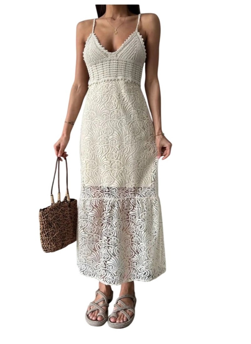 Raw Lace Dress