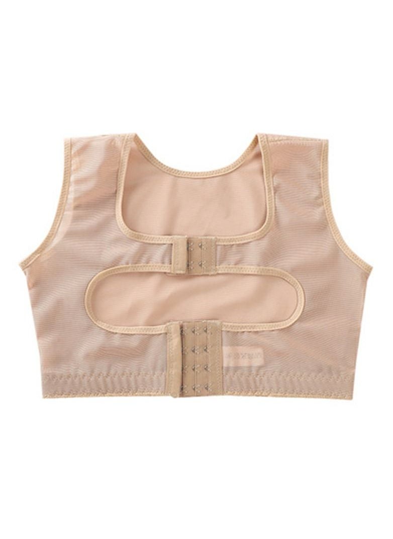 Chest Support Waist And Long Back Xl Chest Supporting Straps Double Front Buckles Chest Lifting Chest Gathering Back Support Belt Women'S Body Shaping Vest