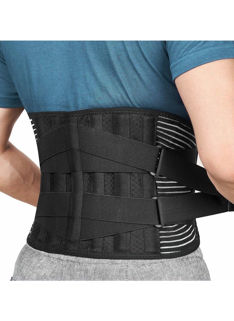 Adjustable Back Brace for Men and Women | Lower Back Pain Relief, Lumbar Support Belt, Sciatica & Posture Corrector