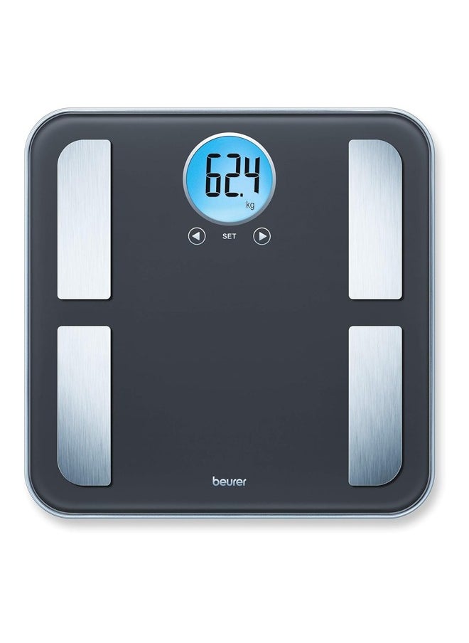 Diagnostic Bathroom Scale BF 195 – Body Composition Analyzer with Blue Illuminated LCD Display