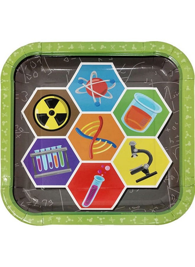 Science Party Deluxe Party Supplies Pack (143 Pieces For 16 Guests) - Science Party Decorations, Chemistry Party, Mad Scientist Birthday, Plates And Napkins, Science Party Favors