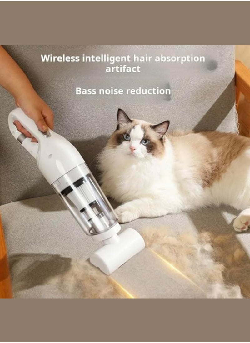 Portable Cordless Vacuum Cleaner 6000mAh Battery, High-Power Suction for Multi-Surface Vacuum, Lightweight & Ultra-Quiet Stick, 0.35L Dust Cap Capacity