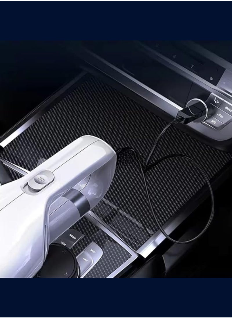 Portable Cordless Vacuum Cleaner 6000mAh Battery, High-Power Suction for Multi-Surface Vacuum, Lightweight & Ultra-Quiet Stick, 0.35L Dust Cap Capacity