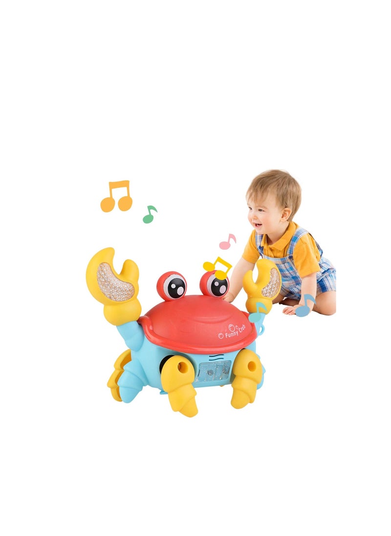 Dancing Electric Crab Luminous Music Electric Crawling Crab Children's Toys Birthday Gifts  pack of 2