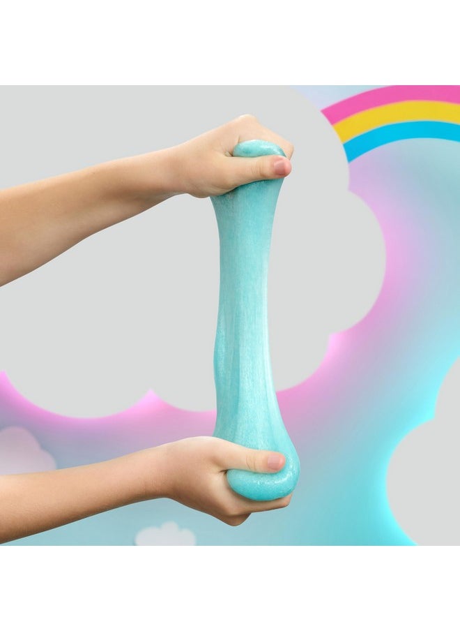 Neon Sky Slime Kit, Slime Supplies Include Transparent Color Liquid Glue, Crunchy Slime Activator, Cherry Limeade Slime Activator, 4 Count
