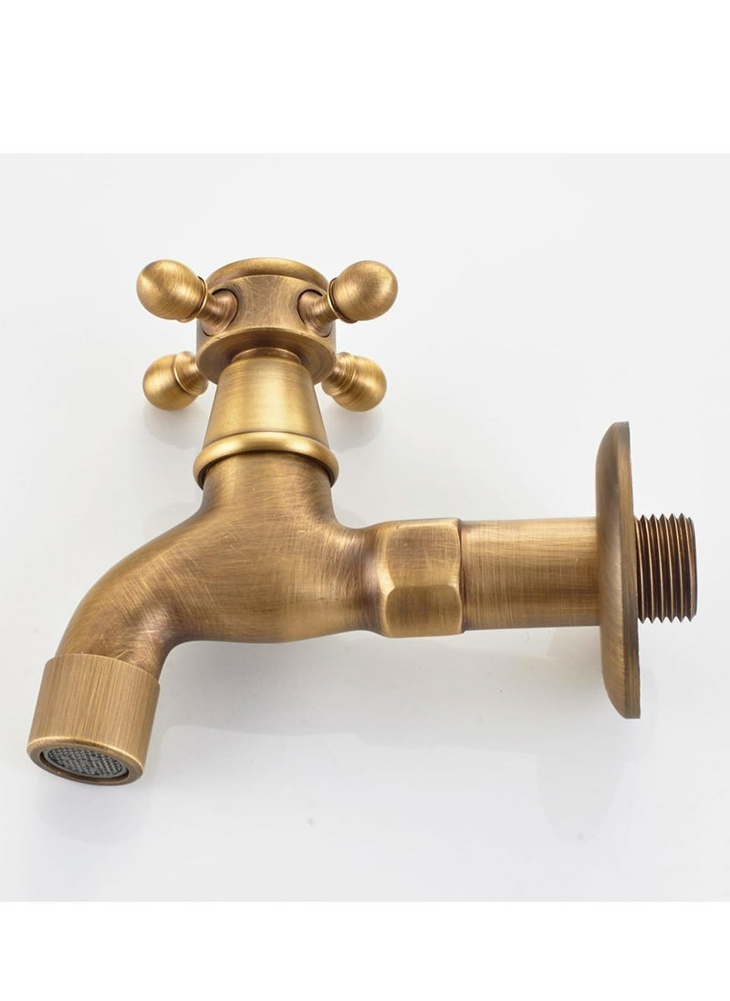 Brass Bathroom Kitchen Faucet Water Tap Sink Faucet，Kitchen Water Tap Mop Pool Small Faucet