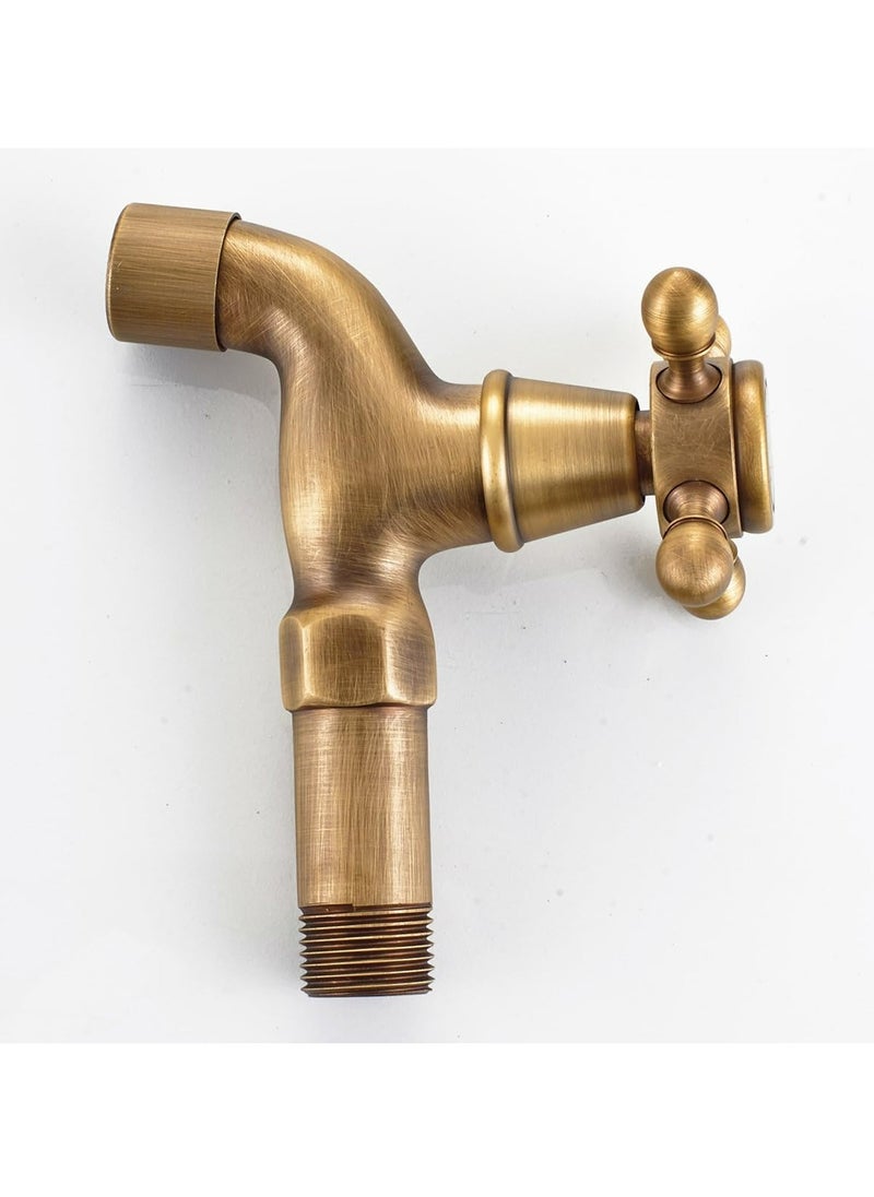 Brass Bathroom Kitchen Faucet Water Tap Sink Faucet，Kitchen Water Tap Mop Pool Small Faucet