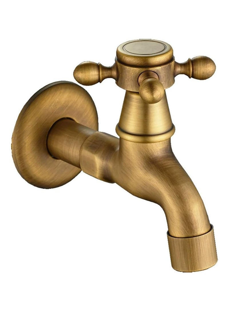 Brass Bathroom Kitchen Faucet Water Tap Sink Faucet，Kitchen Water Tap Mop Pool Small Faucet