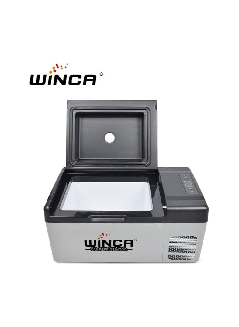 Mini Fridge 20L Car Refrigerator With Compressor Dual-core Cooling Temperature Control -28°C-65°C, Dual-use For Car And Home Suitable For Picnic Camping Refrigerated Medicines