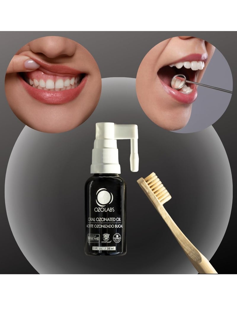 OZOLABS® | Oral Ozonated Oil| | 100% Organic| Improve Your Oral Health | ISO 9001| 30 ml