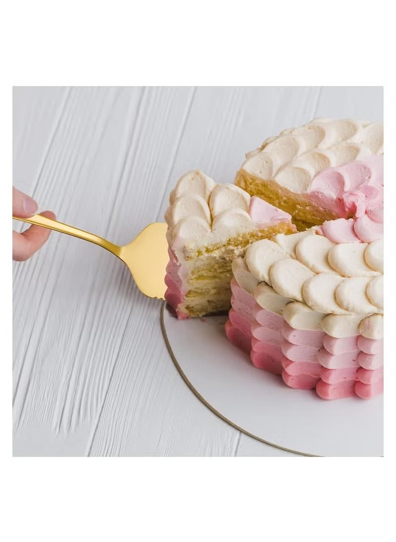 Cake Serving Set Wedding Cake Knife and Server Set Cake Cutting Utensils Stainless Steel Cake Cutter Serrated Cake Knife Professional Dessert Server for Cake Cheese Pie Pizza