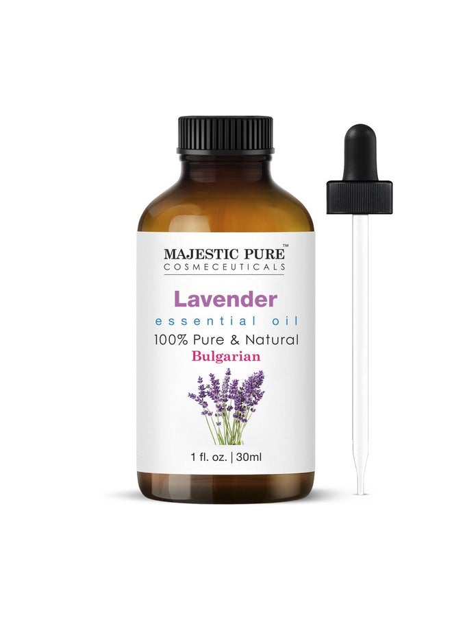 MAJESTIC PURE Lavender Essential Oil | 100% Pure and Natural | Premium Grade Essential Oils for Hair Care, Home Diffusers, Skin, Aromatherapy, Massage and Humidifiers | 1 Fl Oz