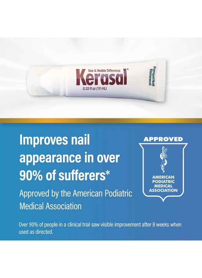 Nail Renewal And Nail File Combo Pack, Restores Appearance Of Discolored Or Damaged Nails, 5 Heavy Duty Nail Files, 0.33 Fl Oz, Clear