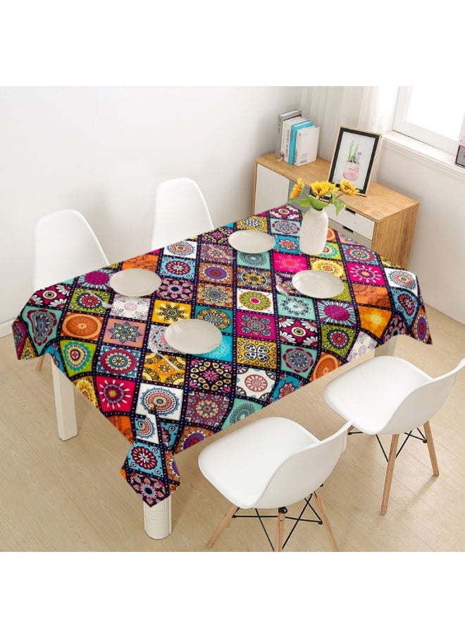 Bohemian Style Rectangle Tablecloth