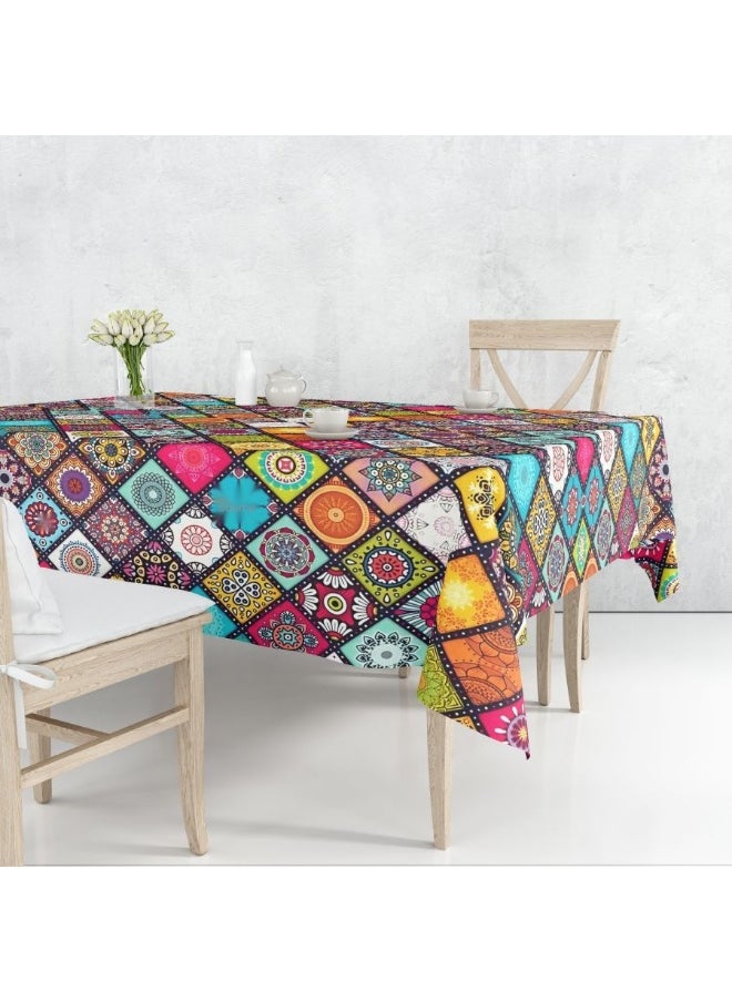 Bohemian Style Rectangular Tablecloth