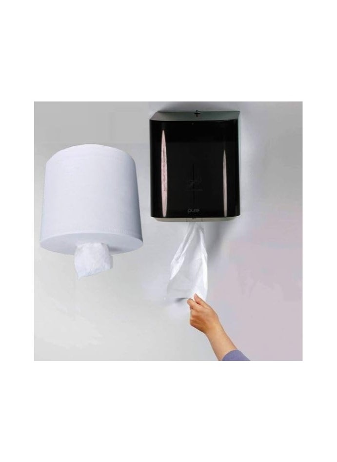 Fine Paper Towel Mega Roll 2 Ply Paper Towel Kitchen Roll Tissue 600 Sheets, 500g Maxi Roll (6 Rolls)