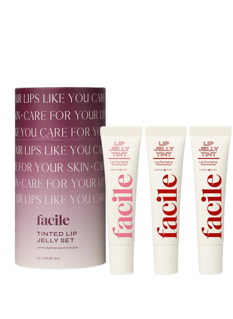 FACILE Berry Tinted Lip Jelly Set