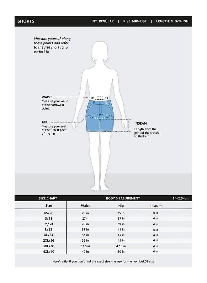 Green Women Casual Shorts