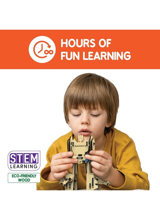 Skillmatics STEM Building Toy - Buildables Dinosaur X Robot, Educational & Construction DIY Toy for Ages 10 and Up