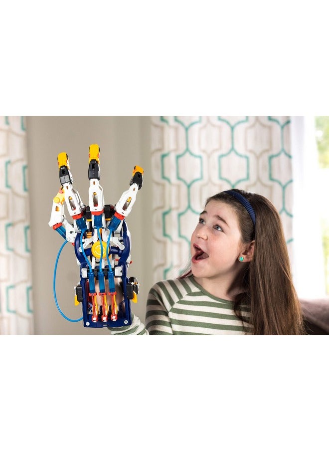 Mega Cyborg Hand Stem Experiment Kit | Build Your Own Giant Hydraulic Amazing Gripping Capabilities Adjustable For Different Sizes Learn Pneumatic Systems