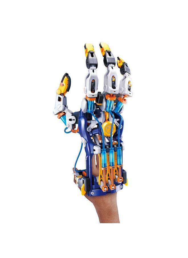 Mega Cyborg Hand Stem Experiment Kit | Build Your Own Giant Hydraulic Amazing Gripping Capabilities Adjustable For Different Sizes Learn Pneumatic Systems