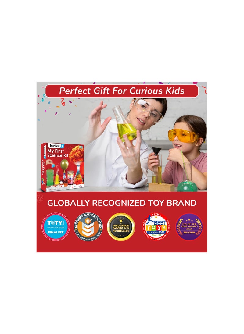 Smartivity My First Science Kit for Kids 6-12 Years I 50+ Amazing Science Experiments | Christmas, Birthday Gift for Boys & Girls | STEM Educational Toy for Kids 6,7,8,9,10,11,12 Years Old