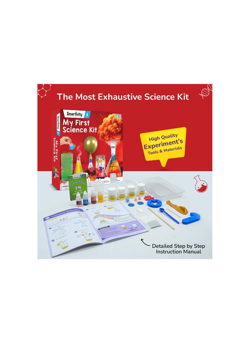 Smartivity My First Science Kit for Kids 6-12 Years I 50+ Amazing Science Experiments | Christmas, Birthday Gift for Boys & Girls | STEM Educational Toy for Kids 6,7,8,9,10,11,12 Years Old