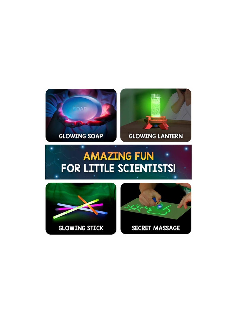 Smartivity Magic Science Kit for Kids Ages 6-8-10-12 Years | 20 Amazing Glow in the Dark Science Experiments I Christmas, Birthday Gifts for Boys & Girls | STEM Kit Toy for 6,7,8,9,10,11,12, Years Old