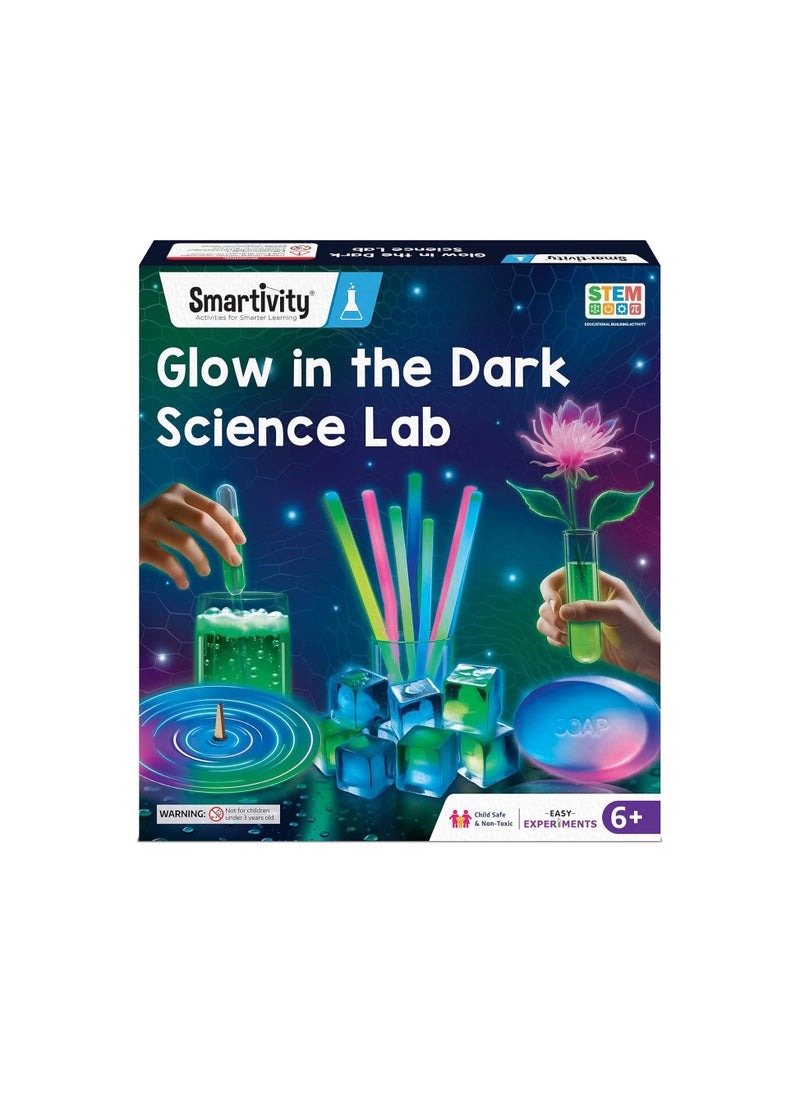 Smartivity Magic Science Kit for Kids Ages 6-8-10-12 Years | 20 Amazing Glow in the Dark Science Experiments I Christmas, Birthday Gifts for Boys & Girls | STEM Kit Toy for 6,7,8,9,10,11,12, Years Old