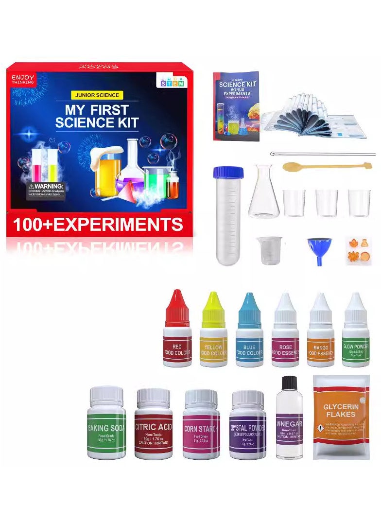 Science Kit for Kids Ages 4-5-6-7-8|  Christmas, Birthday Gift Ideas for Boys & Girls| Toy STEM Kit with 100+ Experiments| Learning & Educational Kits, Preschool Activities