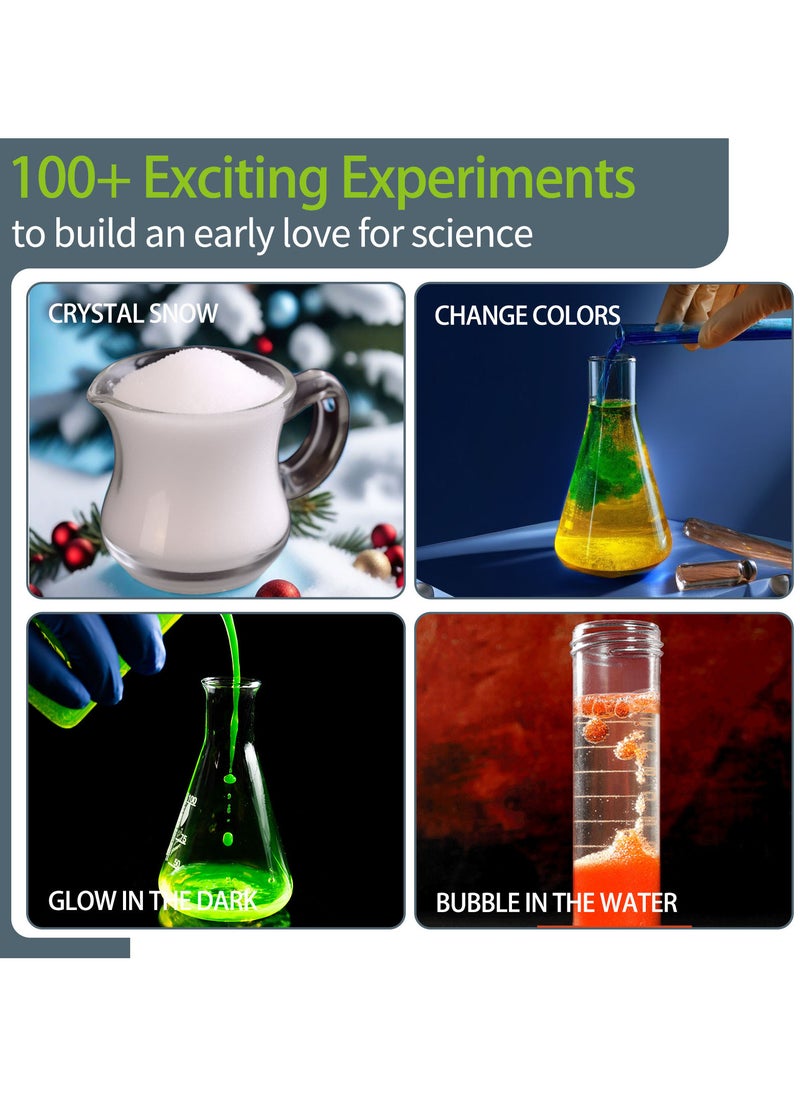 Science Kit for Kids Ages 4-5-6-7-8|  Christmas, Birthday Gift Ideas for Boys & Girls| Toy STEM Kit with 100+ Experiments| Learning & Educational Kits, Preschool Activities