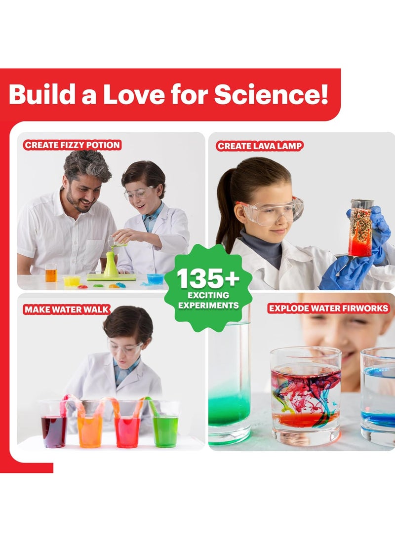 Science Kit for Kids Ages 4-5-6-7-8|  Christmas, Birthday Gift Ideas for Boys & Girls| Toy STEM Kit with 100+ Experiments| Learning & Educational Kits, Preschool Activities