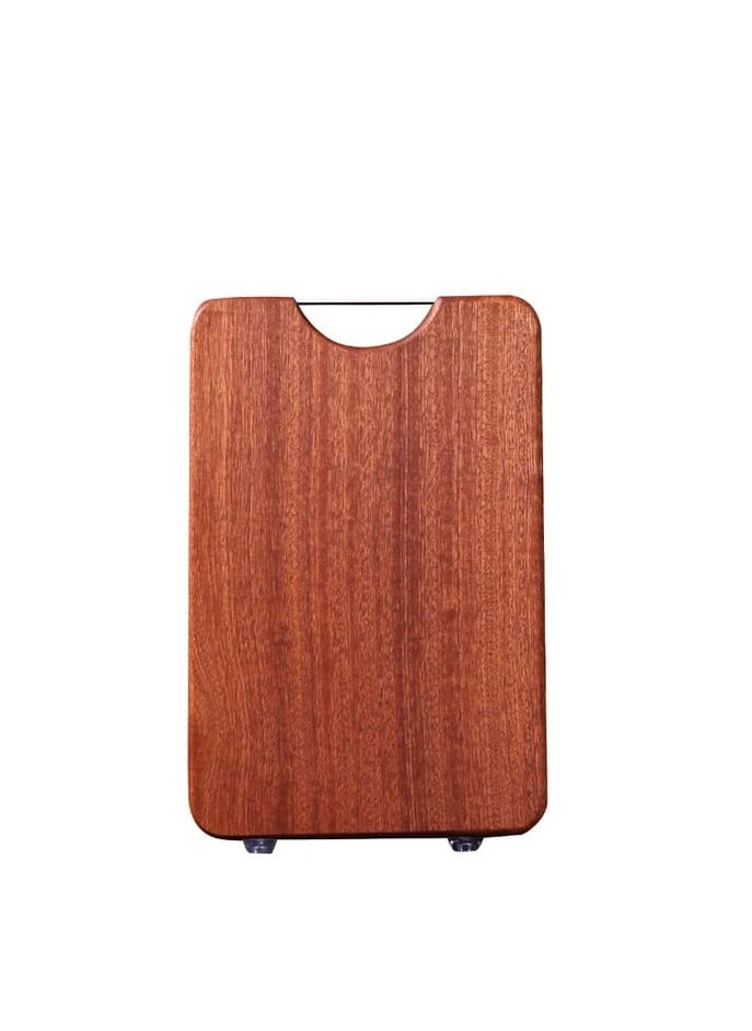 Liying Rectangular Wood Cutting Board One Piece, No Glue Non Toxic, All Whole Single Wood Butcher Block Thick Hard Wood Heavy Duty Edge Grain (38x26)