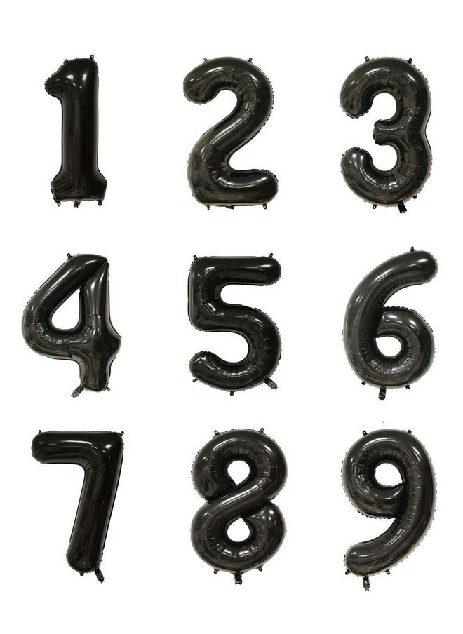 Black Number 1 Balloon, 40 Inch