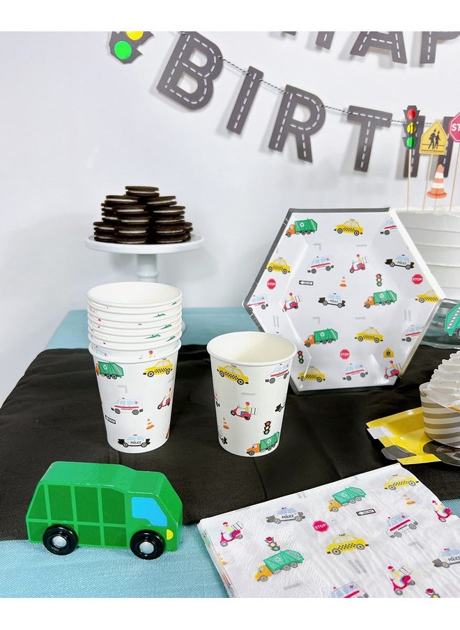 Transportation Party Cups, 12 Ct | Car Party Cups | City Transportation Paper Cups