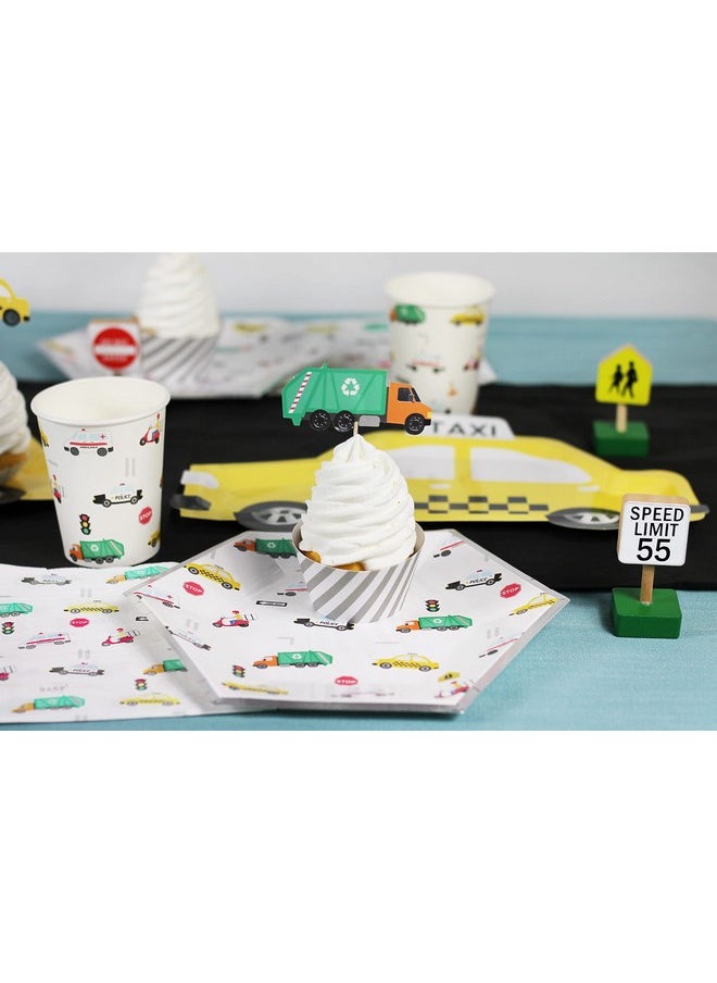 Transportation Party Cups, 12 Ct | Car Party Cups | City Transportation Paper Cups