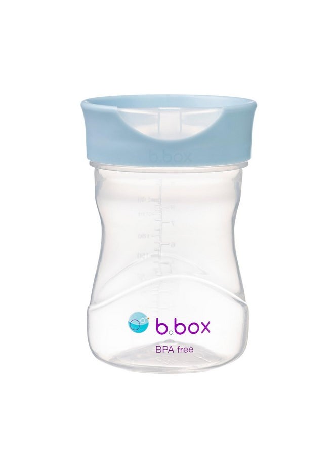 Toddler Training Cup: Free Flow Opening, Great Transition From Sippy Cup To Big Kid Cup. Bpa Free, Dishwasher Safe. Ages 12+ Months (Lullaby Blue, 8Oz)