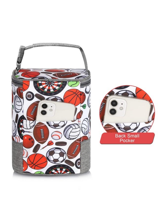 Breastmilk Cooler Bag, Baby Bottle Cooler Bags, Insulated Bottle Cooler Tote Bags On The Go, Fits 4 Large 8Oz Bottles, For Nursing Mom Daycare Travel