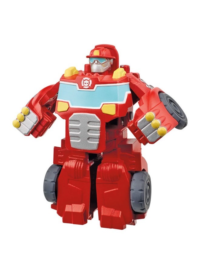 Playskool Heroes Rescue Bots Academy Team Heatwave The Fire-Bot, Kids Converting Robot Toy, 4.5-Inch Action Figure, Christmas Stocking Stuffers, Ages 3+