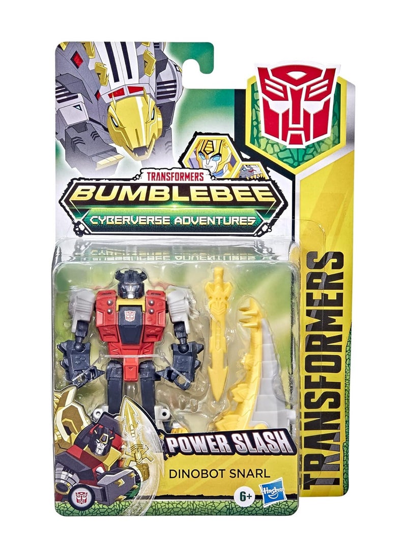 Transformers Bumblebee Cyberverse Adventures Dinobots Unite Warrior Class Dinobot Snarl Action Attackers Figure